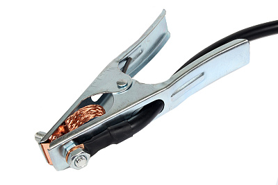 Кабель сварочный ELITECH 3м DX25 16кв мм зажим на массу