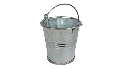 Ведерко декоративное среднее высота 7см, диаметр 7см