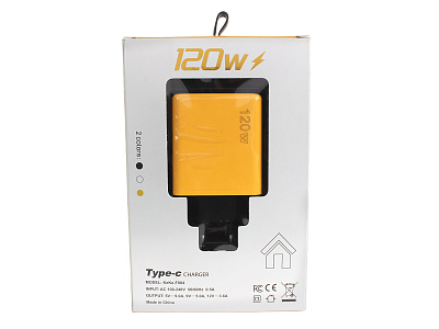 Адаптер СЗУ 4 Type-C 1 USB 120W