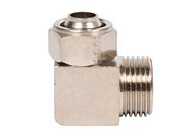 Фитинг угловой с внешней резьбой и накидной гайкой KPL12-03-3/8 ANROKEY