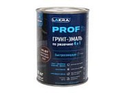 Грунт-эмаль Лакра PROF IT по ржавчине 4в1 шоколадно-коричневая 0.8 кг