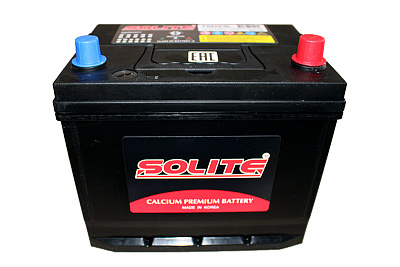 Аккумуляторная батарея SOLITE 75D23L B/H 6СТ65 обратная