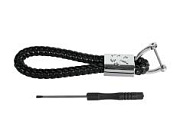 Брелок плетенный круглый PEUGEOT