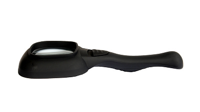 Лупа ручная с подсветкой LED и ультрафиолетом 4x60мм