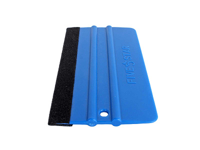 Выгонка для разглаживания пленки синяя жесткая 13х7см