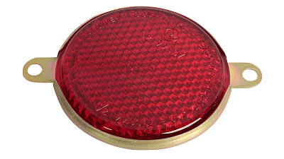 Катафот автомобил. круглый красный ОСВАР