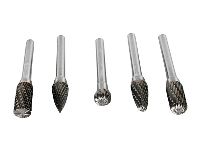 Набор борфрез ANROKEY твердосплавных 6х10мм 5 предметов AR-NB-6-10