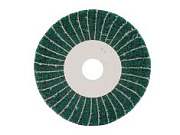 Круг скотч-брайт зеленый P180 P120 125x50x20мм комбинированный ANROKEY