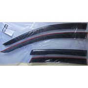 Дефлектор двери VW Polo 2010- 4шт скотч