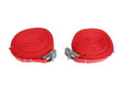 Стяжка для груза с фиксатором, лента 4м х 25мм (в европакете), комплект 2 штуки АВТОСТОП