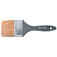 Кисть плоская ЕВРО 1 натуральная щетина пластиковая ручка 25мм