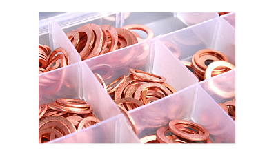 Набор шайб медных 5-20мм 280 предметов ANROKEY