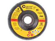 Круг лепест циркон Cutop Profi Plus125х22,2мм Р80