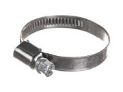 Хомут JTC червячный 30-45мм (нержавеющая сталь)