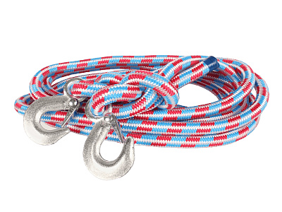 Трос буксировочный 5т 5м с крюками