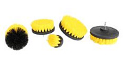 Набор щеток для дрели желтые 5 предметов