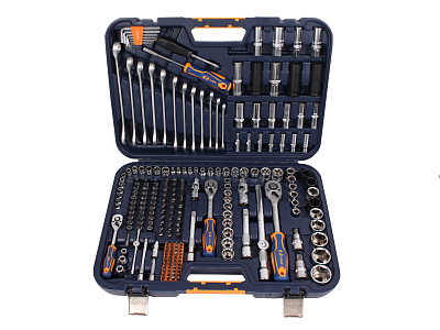 Набор инструментов LIGE 1/4, 3/8, 1/2 218 предметов