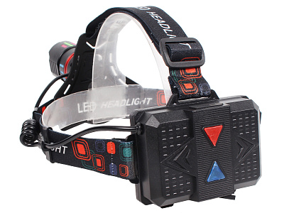 Фонарь налобный светодиодный АКБ 8106 1 режим