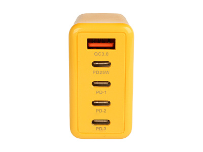 Адаптер СЗУ 4 Type-C 1 USB 120W