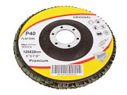 Круг JS шлифовальный лепестковый 125х22.2мм Р40