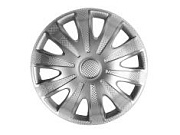 Колпак колеса R-16 декор ГАЗЕЛЬ серый КАРАТ комплект