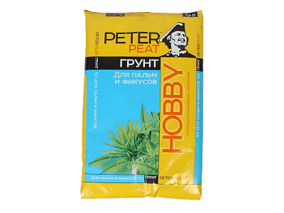 Грунт PETER PEAT Пальмы и фикусы линия ХОББИ 5л