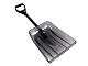 Лопата снеговая автомобильная 85х31х8см с черенком черная
