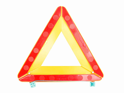 Знак аварийной остановки с оракалом, широкий ГЛАВДОР GL-634