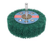 Насадка для дрели скотч-брайт зеленый P240 80мм