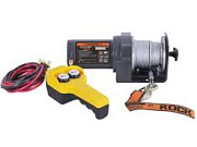 ЛЕБЕДКА ЭЛЕКТРИЧЕСКАЯ 12В 907КГ - RP2000 (СТАЛЬНОЙ ТРОС)