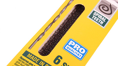 Полотна спиральные для лобзика, №3, 130мм, 6шт, KRAFTOOL Pro Cut 15344-03