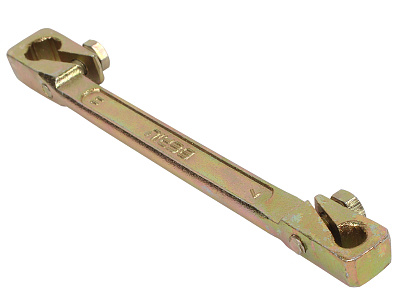 Ключ прокачной BERIL с поджимом (2 болта) 7х11 мм