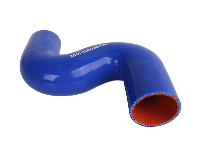 Патрубок d-45мм 150х200х150мм Z-образный 45 градусов силиконовый