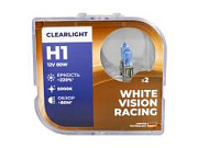 Набор ламп 12V 80W H1 Clearlight Whitevision Racing 2шт комплект MLH1WVR