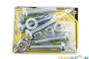 Винт 8х40 полукр.гол.оцинк.гайка шайба набор 5шт