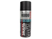 Эмаль KUDO черная матовая 520мл RAL-9005