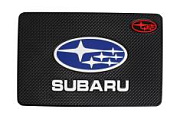 Коврик противоскользящий 195х130мм с логотипом Субару