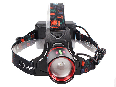 Фонарь налобный светодиодный АКБ 8106 1 режим