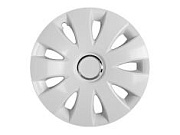 Колпак колеса R-16 декор АУРА РИНГ белый комплект