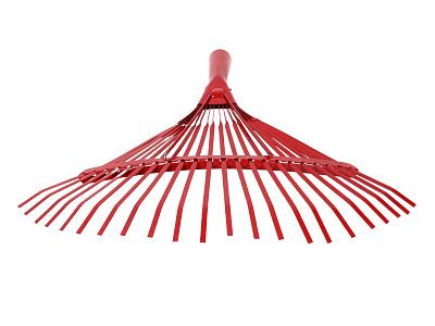 Грабли веерные пластичные разборные 22зуба