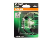 Лампа 12V C5W 6418ULT-02B комплект OSRAM
