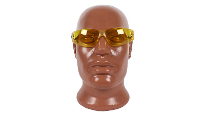 Очки защитные с дужками желтые 12215