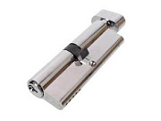 Цилиндровый механизм FUARO (100 ZM/90) 1000ZMKnob90(40+10+40) CP хром 5Key с вертушкой (37071)