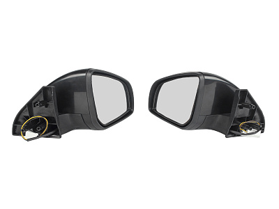 Зеркала боковые ВАЗ-2108, 09, 13, 14, 15 в корпусе Vesta трос комплект