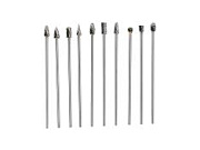 Набор борфрез ANROKEY твердосплавных удлиненных 3х6мм 10 предметов 100мм AR-NBU-3-10-100