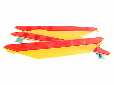 Знак аварийной остановки с оракалом, широкий ГЛАВДОР GL-634