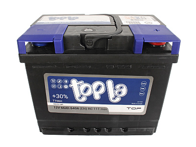 Аккумуляторная батарея Top 6СТ66 обратная 118666 TT66H TOPLA