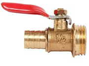 Кран шаровый М1/2 - штуцер под шланг 12мм ANROKEY