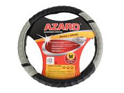 Оплетка на руль винил M серая AZARD