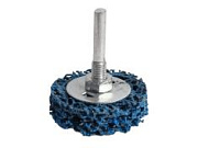 Круг зачистной синий 50мм хвостовик 6мм для дрели